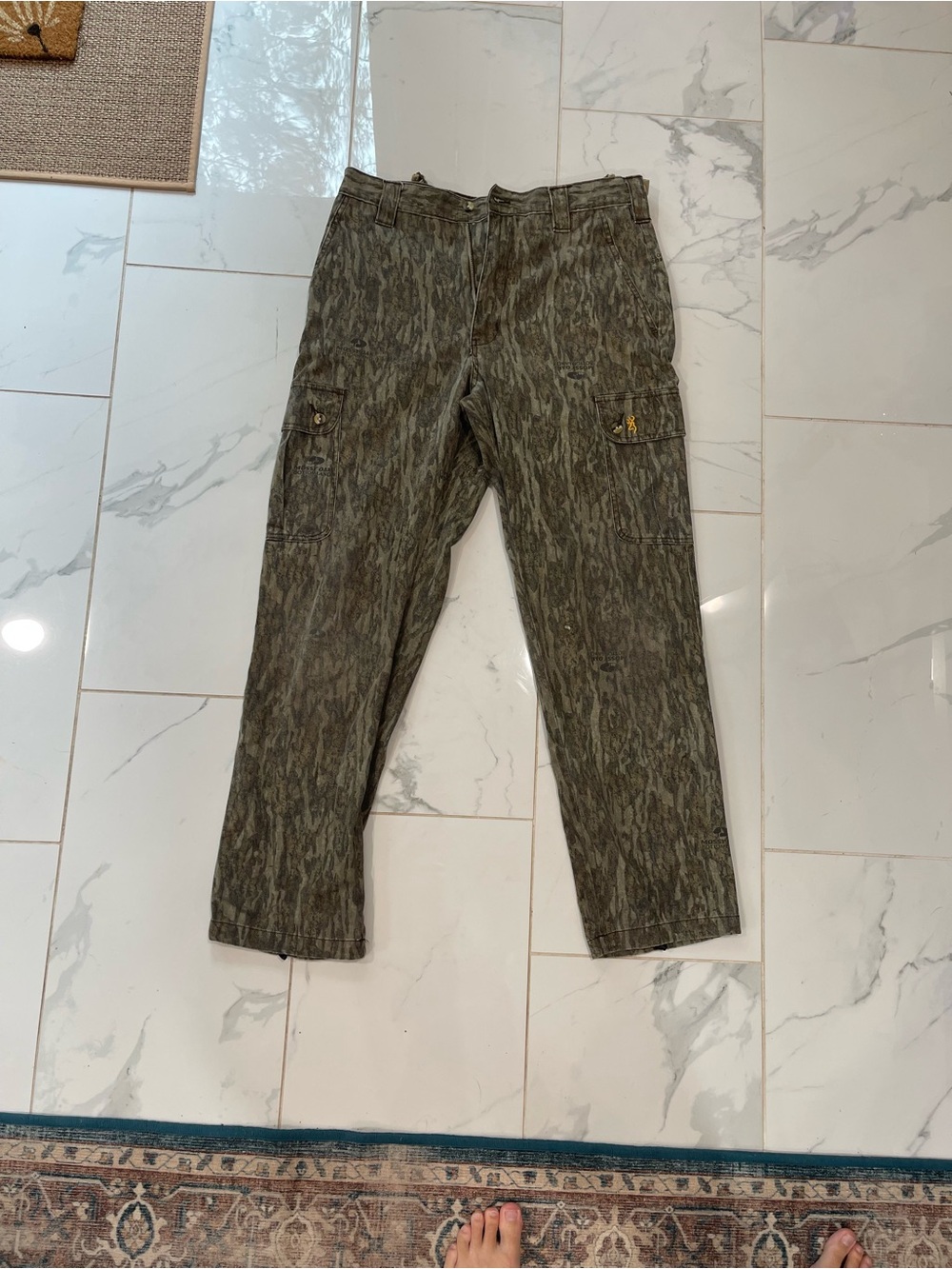 Browning Olive Camouflage Cargo Pants